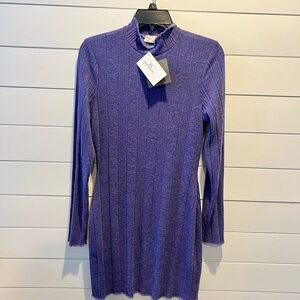Le Lis Lavender Long Sleeve Dress